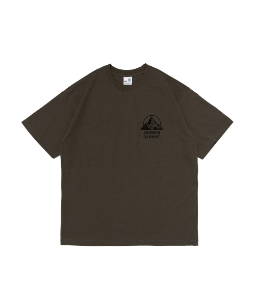 WORKS & CO.(ワークス アンド コー)の「ANNA マウンテン オーバーサイズ 半袖Tシャツ (カーキ)(Tシャツ/カットソー・レディース・その他・FREE)」の1枚目の写真