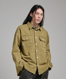 ANALOG MOOD（アナログムード）の「ウォッシングデニムトラッカーシャケット（マスタード）（デニムジャケット）」