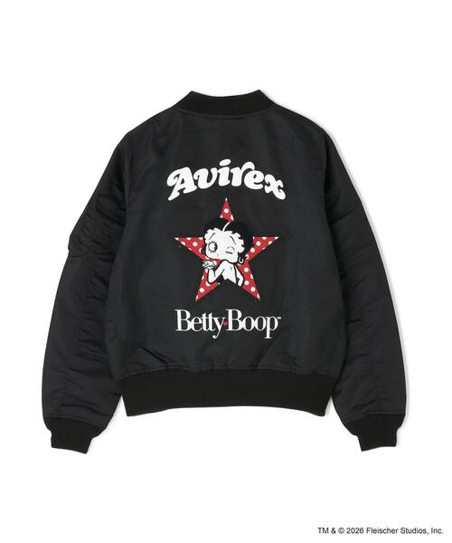 BETTY BOOP(ベティ・ブープ)の「《AVIREX × Betty Boop》LIGHT MA-1(MA-1・レディース・ブラック・M/S)」の19枚目の写真