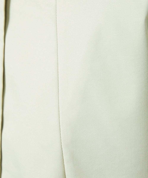 Jocomomola(ホコモモラ)の「裏地プリントノーカラーミドル丈 スプリングコート(ノーカラーコート・レディース・ブラック/ベージュ/ブルー・40)」の22枚目の写真