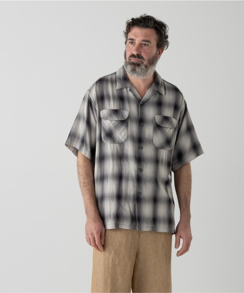 PENDLETON(ペンドルトン)の「オープンカラー・シャツ・S/S(シャツ/ブラウス・メンズ・レッド系その他/インディゴブルー/ローズ/グレー系その他・MEDIUM/SMALL)」の2枚目の写真