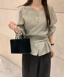 FAVORITO（ファヴォリート）の「レイヤード風 カシュクールキャミブラウス（その他トップス）」