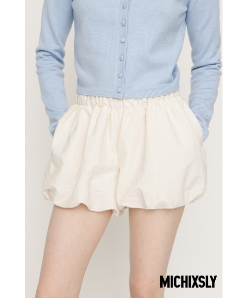 MICHIXSLY BALLOON S/PT ミチスライバルーンショートパンツ 冬服 春服