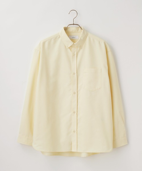 RAGEBLUE（レイジブルー）の「Oxford Button Down Shirts/オックスフォードボタンダウンシャツ（シャツ/ブラウス・メンズ・ホワイト/ライトブルー/イエロー・LARGE/MEDIUM）」の3枚目の写真