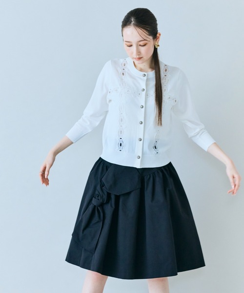 Audie a Muses(オーディアミューズ)の「【人気追加】タックリボンスカート(スカート・レディース・ブラック・38/40/42/36)」の21枚目の写真