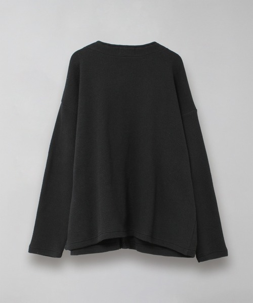 RNA-N（アールエヌエーエヌ）の「M2601 W FACEビッグスナップカーディガン（カーディガン/ボレロ・レディース・グリーン/ブラック/キナリ・FREE）」の10枚目の写真