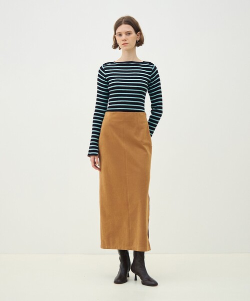 MACPHEE(マカフィー)の「コットンリブ ボートネックプルオーバー(ニット/セーター・レディース・ライトベージュ/ブルー系その他2/ネイビー/ライトグリーン/ミント/ホワイト・S)」の7枚目の写真