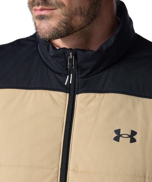 UNDER ARMOUR(アンダーアーマー)の「UAドライブ プロ インサレーテッド フルジップ ベスト(ゴルフ/メンズ)(ベスト・メンズ・ブラウン系・S/M/L/3XL/2XL/XL)」の4枚目の写真
