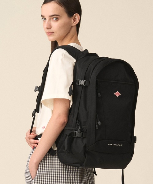 DANTON(ダントン)の「Polyester Twill Backpack〈MONT FARON 27〉(バックパック/リュック・レディース・グレー/ブラック/ベージュ系その他・-)」の2枚目の写真