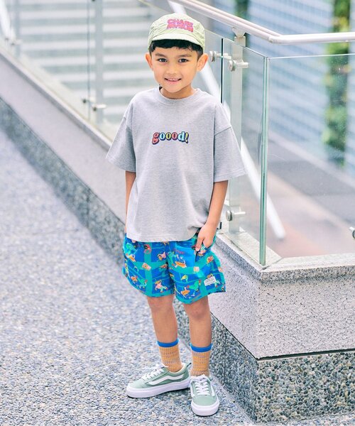 F.O.KIDS(エフオーキッズ)の「ロゴデザインジェットキャップ(キャップ・キッズ・ライトグレー/ピンク/レインボー/ミント/ブラック・50/54/58)」の6枚目の写真