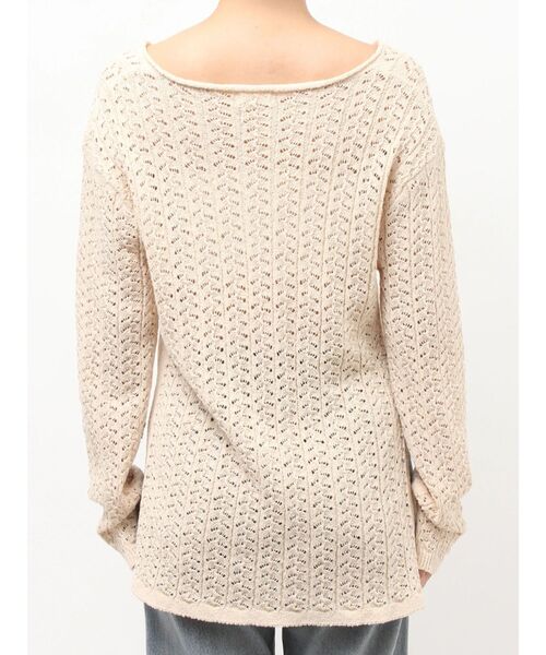 Ungrid(アングリッド)の「透かし編みルーズニット(ニット/セーター・レディース・グリーン/ベージュ/ブラック・FREE)」の22枚目の写真