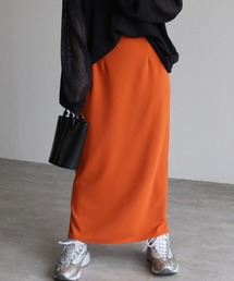 zena（ジェナ）の「【ZOZOTOWN限定★】カットジョーゼットタイトスカート　/　体型カバー　/　細見え（スカート）」