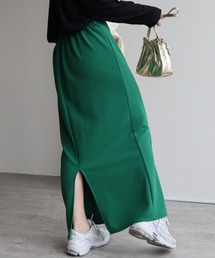 zena（ジェナ）の「【ZOZOTOWN限定★】カットジョーゼットタイトスカート　/　体型カバー　/　細見え（スカート）」