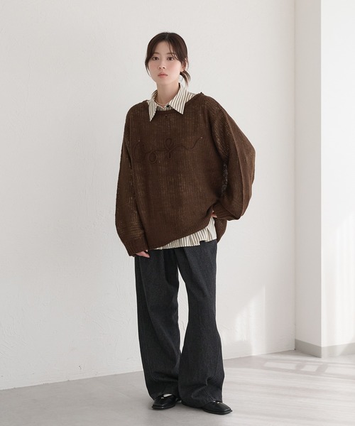 raffime（ラフィミー）の「【Raffime】袖リボンプリーツシャツ（シャツ/ブラウス・レディース・オフホワイト/クリーム/ブラウン系その他・フリー）」の6枚目の写真