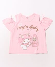 sanrio（サンリオ）の「サンリオ 肩開きリボンTシャツ 1434K（Tシャツ/カットソー）」