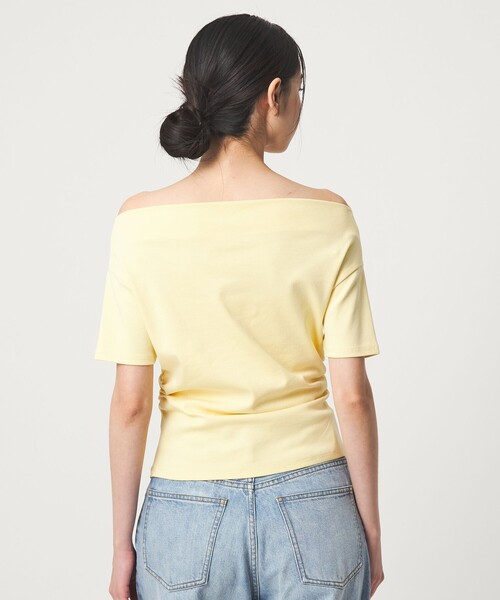 EMMEL REFINES（エメルリファインズ）の「＜EMMEL REFINES＞EM ベアフライス オフショル トップス（Tシャツ/カットソー・レディース・その他1/イエロー・FREE）」の9枚目の写真