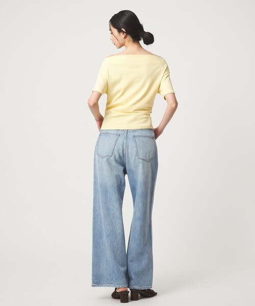 EMMEL REFINES（エメルリファインズ）の「＜EMMEL REFINES＞EM ベアフライス オフショル トップス（Tシャツ/カットソー・レディース・その他1/イエロー・FREE）」の15枚目の写真