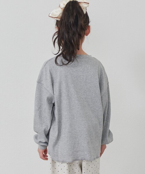 CIAOPANIC TYPY(チャオパニックティピー)の「【KIDS】デイリー使い最強!プチプラリブロゴロンTEE《ジュニアサイズあり》(Tシャツ/カットソー・キッズ・グレー/イエロー/パープル・110/130/150)」の17枚目の写真