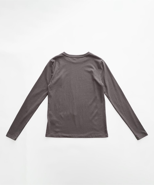 オローネ(オローネ)の「マイアンダーカットソー(Tシャツ/カットソー・レディース・チャコールグレー/オフホワイト/オリーブ・FREE)」の7枚目の写真