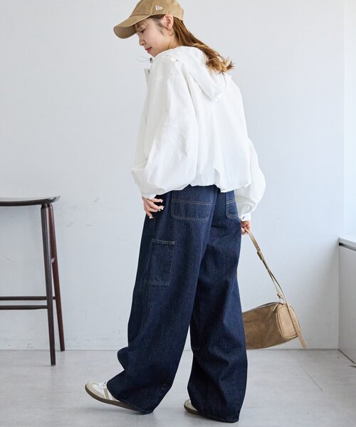 DISCOAT(ディスコート)の「【Enlude】ダブルニーバレルペインターパンツ《ユニセックス》(デニムパンツ・レディース・ネイビー/サックスブルー/アイボリー・LARGE/MEDIUM)」の22枚目の写真