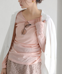 La TOTALITE | 【洗える】ドレープシアーカットソー(Tシャツ/カットソー)