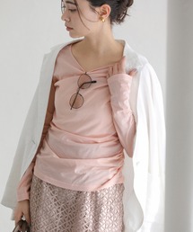 La TOTALITE | 【洗える】ドレープシアーカットソー(Tシャツ/カットソー)