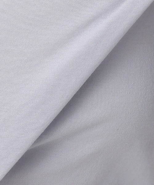 La TOTALITE(ラトータリテ)の「【洗える】ドレープシアーカットソー(Tシャツ/カットソー・レディース・スカイブルー/ホワイト/ピンク・FREE)」の14枚目の写真