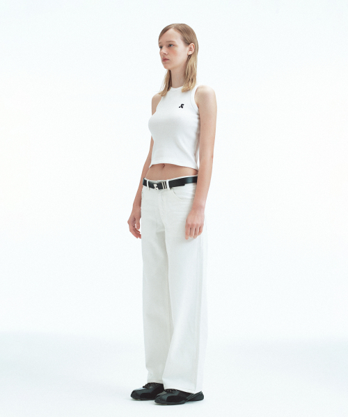 Rest&Recreation(レストアンドレクリエーション)の「WAFFLE SLEEVELESS - WHITE(Tシャツ/カットソー・レディース・その他・ONE)」の4枚目の写真
