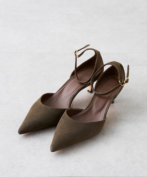 Whim Gazette（ウィムガゼット）の「【Hoaw.】スエードポインテッドパンプス（パンプス・レディース・ダークブラウン/グレー系その他・36/39/38/37）」の4枚目の写真