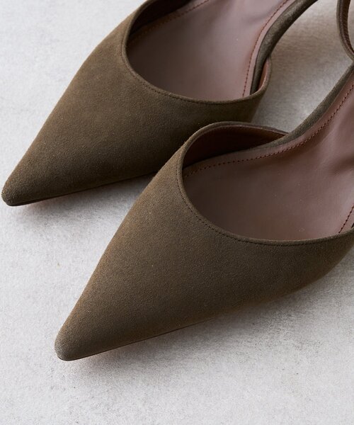 Whim Gazette（ウィムガゼット）の「【Hoaw.】スエードポインテッドパンプス（パンプス・レディース・ダークブラウン/グレー系その他・36/39/38/37）」の8枚目の写真