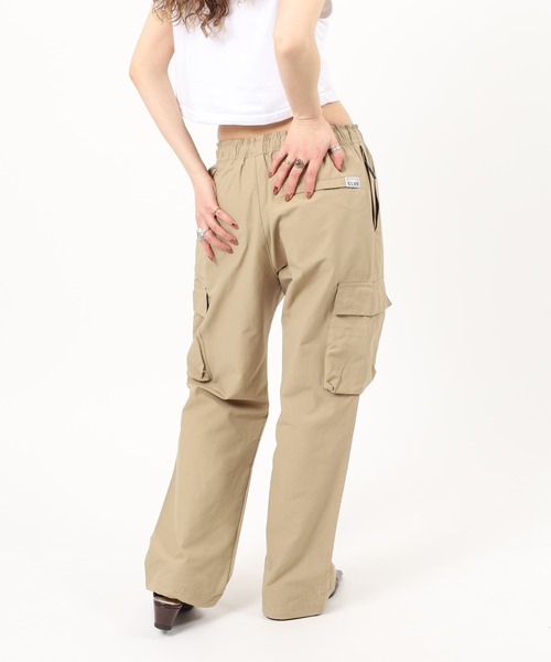 PRO CLUB （プロクラブ）の「PRO CLUB WIDE LEG CARGO PANT ワイドカーゴパンツ（カーゴパンツ・メンズ・ブラック/カーキ/ホワイト系・XL/M/S/L/2XL/3XL）」の8枚目の写真