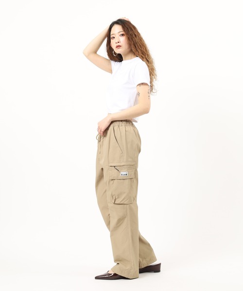 PRO CLUB （プロクラブ）の「PRO CLUB WIDE LEG CARGO PANT ワイドカーゴパンツ（カーゴパンツ・メンズ・ブラック/カーキ/ホワイト系・XL/M/S/L/2XL/3XL）」の5枚目の写真