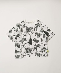 MAKE YOUR DAY（メイクユアデイ）の「リアルダイナソー総柄半袖Tシャツ■80～140cm（Tシャツ/カットソー）」