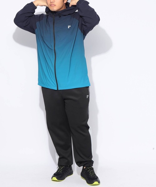 EXCELLENT FINE（エクセレント ファイン）の「パーカー 長袖 メンズ 大きいサイズ ドライ ストレッチクロス フルジップ ブルゾン EXCELLENT FINE (エクセレントファイン)（パーカー・メンズ・ネイビー/ライトグレー/ブラック・X2(4L～5L)/X1(3L～4L)）」の20枚目の写真
