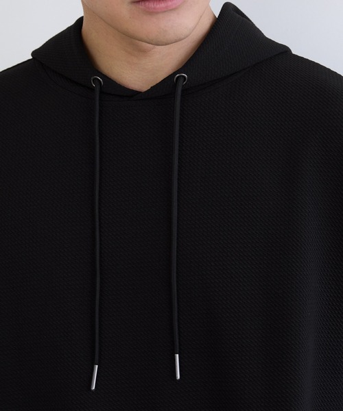 coca(coca)(コカ)の「エンボスワイドプルパーカー(パーカー・メンズ・カーキ/チャコール/ブラック/ライトグレー・XL/M/L)」の8枚目の写真