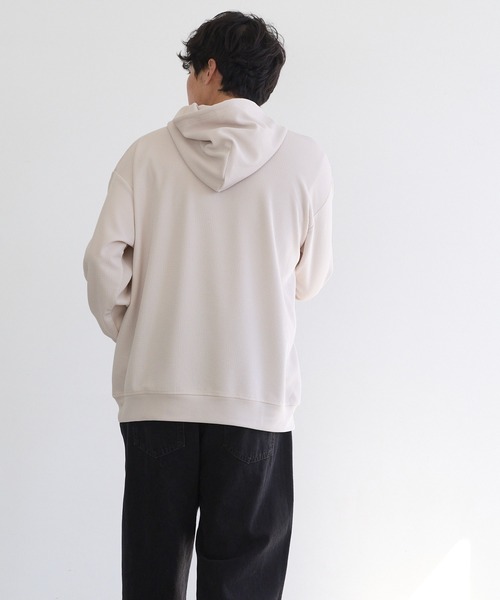 coca(coca)(コカ)の「エンボスワイドプルパーカー(パーカー・メンズ・カーキ/チャコール/ブラック/ライトグレー・XL/M/L)」の11枚目の写真