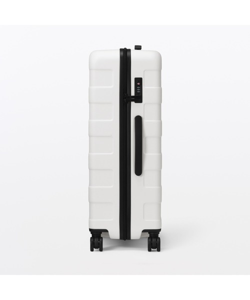 無印良品(ムジルシリョウヒン)の「バーを自由に調節できる ハードキャリーケース(75L)(スーツケース/キャリーバッグ・レディース・グレイッシュベージュ/ブラック/ホワイト/ネイビー/グレー・FREE)」の8枚目の写真