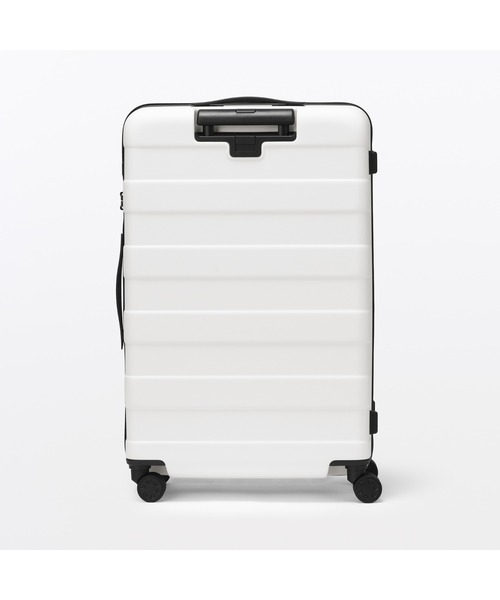無印良品(ムジルシリョウヒン)の「バーを自由に調節できる ハードキャリーケース(75L)(スーツケース/キャリーバッグ・レディース・グレイッシュベージュ/ブラック/ホワイト/ネイビー/グレー・FREE)」の10枚目の写真