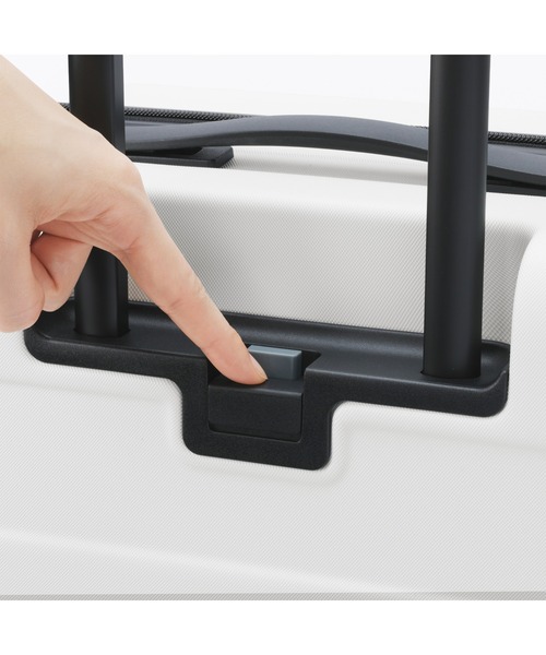 無印良品(ムジルシリョウヒン)の「バーを自由に調節できる ハードキャリーケース(75L)(スーツケース/キャリーバッグ・レディース・グレイッシュベージュ/ブラック/ホワイト/ネイビー/グレー・FREE)」の15枚目の写真