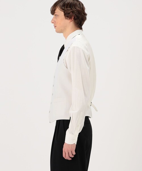 TOMORROWLAND （トゥモローランド）の「ウールバラシャ 5B ベスト（ベスト・メンズ・ホワイト・48/44）」の5枚目の写真