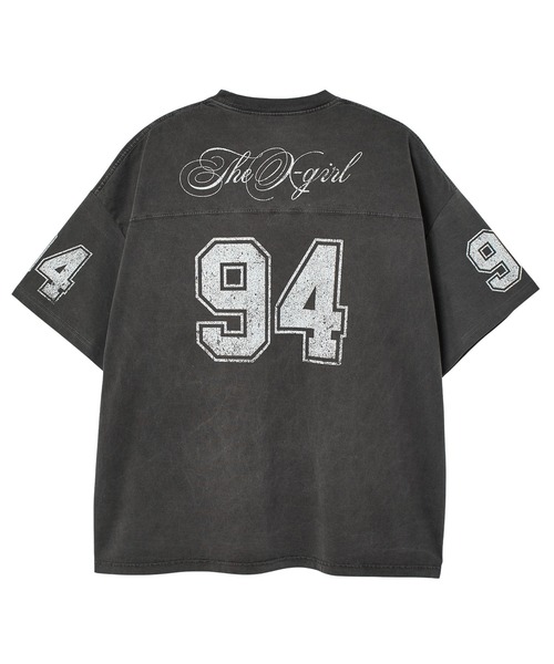 X-girl(エックスガール)の「FADED NUMBER S/S BIG TEE DRESS(ワンピース・レディース・ブラック/ブラウン/ブルー・S/M)」の11枚目の写真