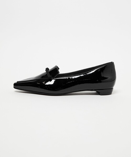 SY UNITED ARROWS(シーユナイテッドアローズ)の「<SY> シャープリボンオペラフラット15↑(パンプス・レディース・ブラック/ネイビー/モカ・22cm/22.5cm/23cm/23.5cm/24cm/24.5cm/25cm)」の1枚目の写真