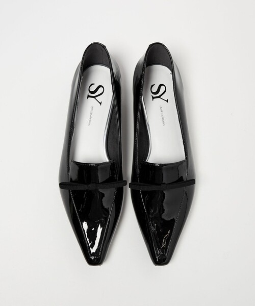 SY UNITED ARROWS(シーユナイテッドアローズ)の「<SY> シャープリボンオペラフラット15↑(パンプス・レディース・ブラック/ネイビー/モカ・22cm/22.5cm/23cm/23.5cm/24cm/24.5cm/25cm)」の12枚目の写真