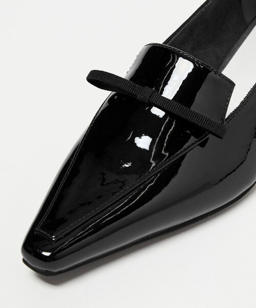 SY UNITED ARROWS(シーユナイテッドアローズ)の「<SY> シャープリボンオペラフラット15↑(パンプス・レディース・ブラック/ネイビー/モカ・22cm/22.5cm/23cm/23.5cm/24cm/24.5cm/25cm)」の13枚目の写真