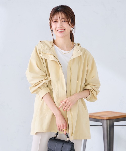 a.v.v(アーヴェヴェ)の「【WEB限定】フーデットブルゾン(ブルゾン・レディース・チャコールグレー/ベージュ/モカ・38/40/36)」の1枚目の写真