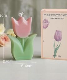 Mayree（メイリー）の「【Bls】【ZA】【Bling Leads】モチーフキャンドル チューリップ お花(BL)（キャンドル）」