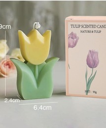 Mayree（メイリー）の「【Bls】【ZA】【Bling Leads】モチーフキャンドル チューリップ お花(BL)（キャンドル）」