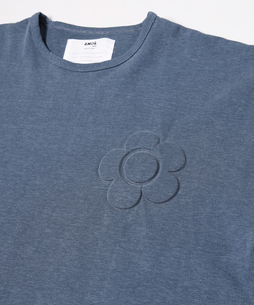 amok（アモク）の「3D FLOWER LONG TEE（Tシャツ/カットソー・メンズ・ブラック/ブルー・L/M/S）」の7枚目の写真