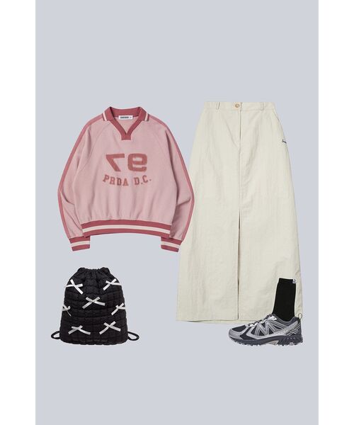 PRENDA（プレンダ）の「PRENDA LOGO TAPE APPLIQUE SWEATSHIRTS DEELA PINK（スウェット・レディース・その他・MEDIUM）」の7枚目の写真