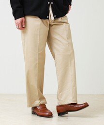 GLOSTER | 【大人の万能パンツ】タックチノイージートラウザー(チノパンツ)